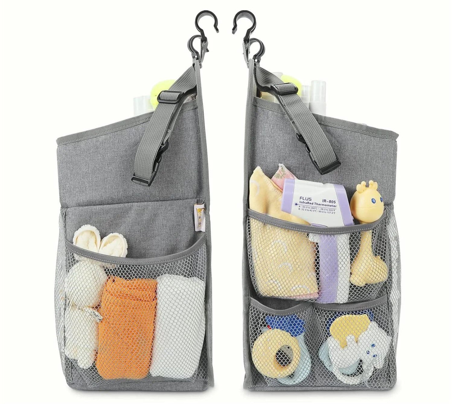 Soporte organizador de cuna - Gris