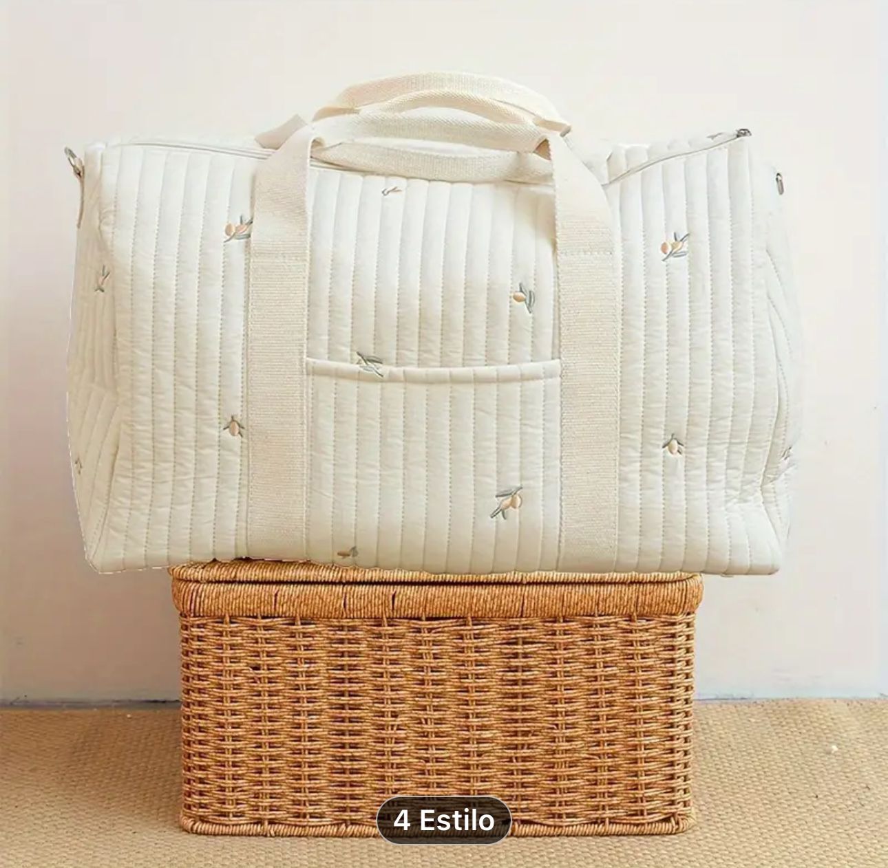 Bolso Capitoneado - Flowers